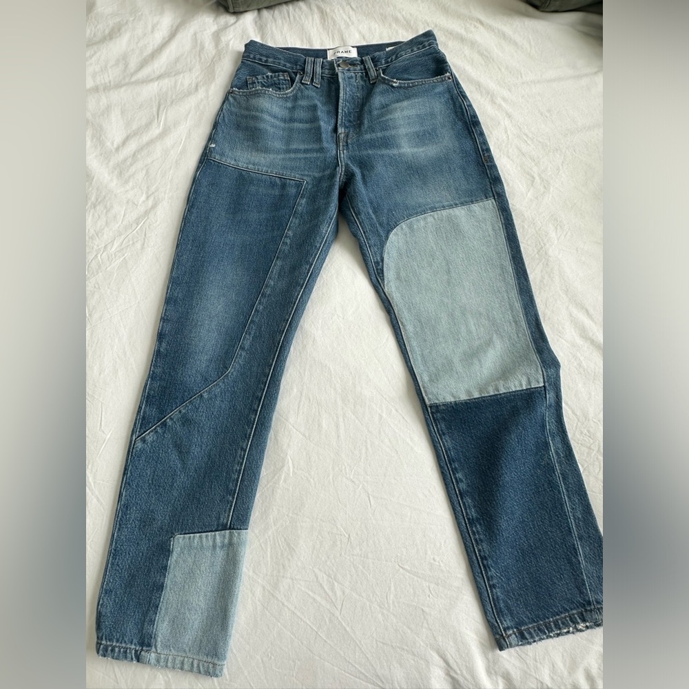 Frame Denim Le Original Patchwork Jeans